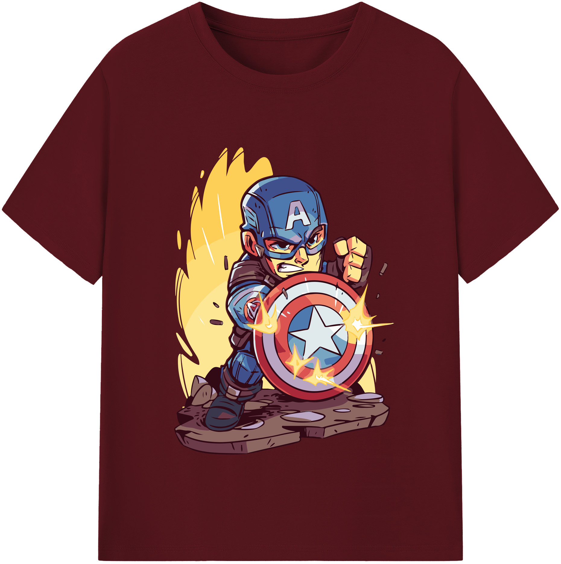 （画像用） アベンジャーズ The Avengers 綿100％半袖Tシャツ（フロントプリント）